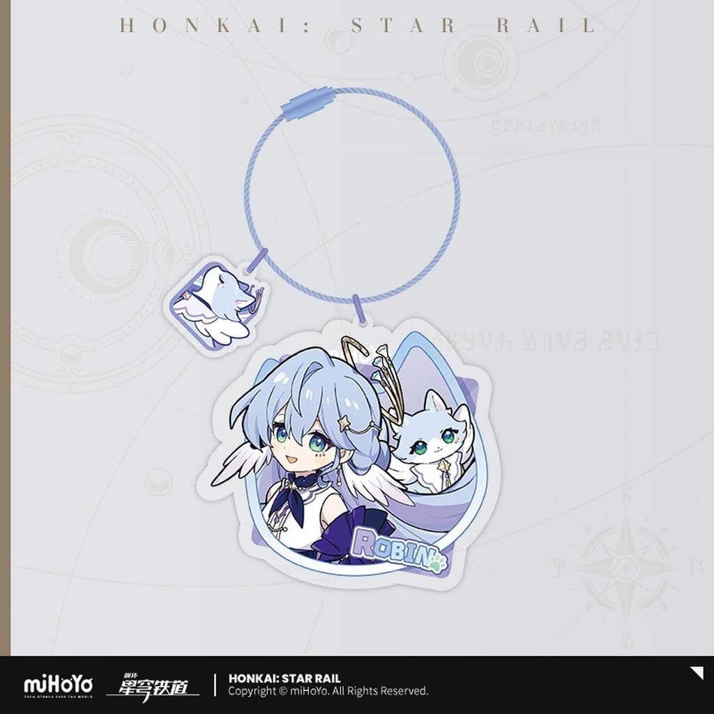 Robin Chibi Cat Series Acrylic Keychain - Honkai: Star Rail
