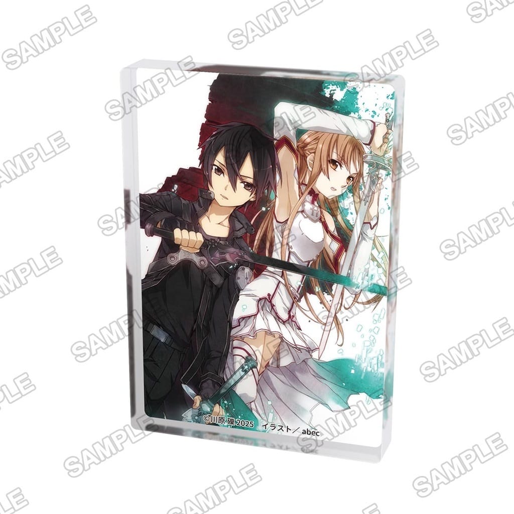 Sword Art Online A7 Acrylic Block - Light Novel Exhibition 2025