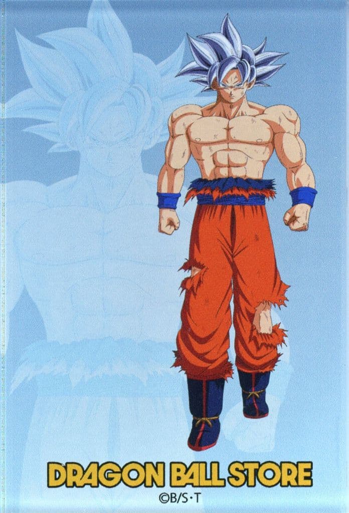 Son Goku (Ultra Instinct) Acrylic Magnet - Dragon Ball DRAGON BALL STORE TOKYO - Toei Animation - Approx. 50 mm - Pre-owned
