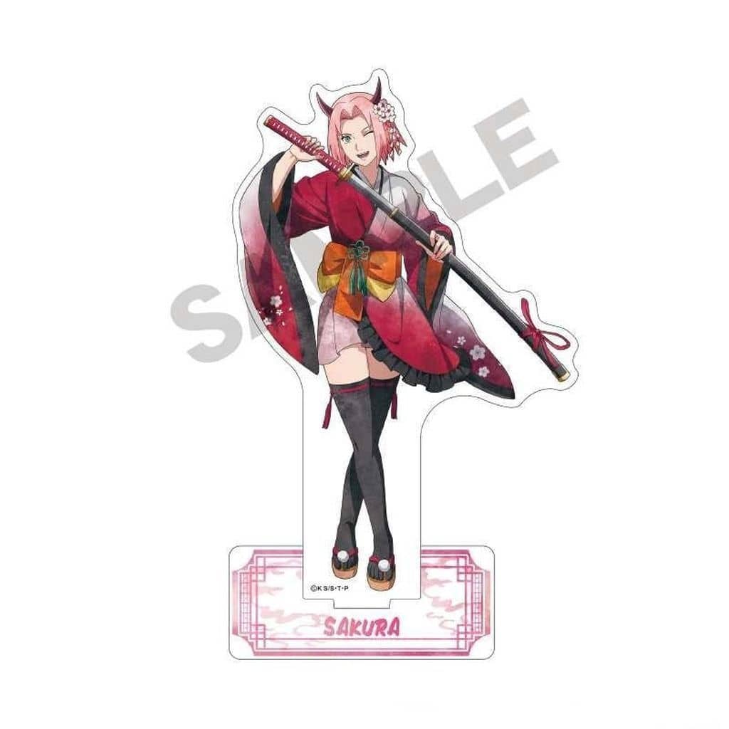 Sakura Haruno Acrylic Stand 'Oni' Nuance Color - Naruto Shippuden - Crux - Approx. 160 x 100 x 3 mm