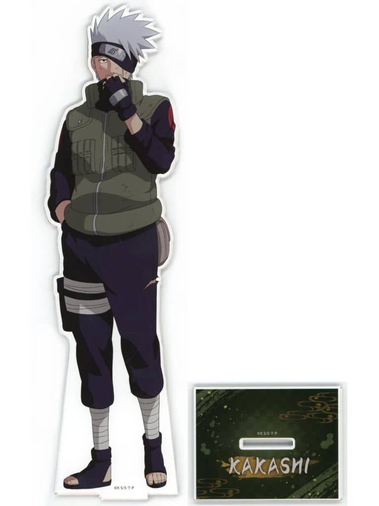 Kakashi Hatake BIG Acrylic Stand Post-Battle ver. - Naruto Shippuden Jump Festa 2026 Made-to-Order Limited (chara-ani.com) - Approx. 300 x 83 mm
