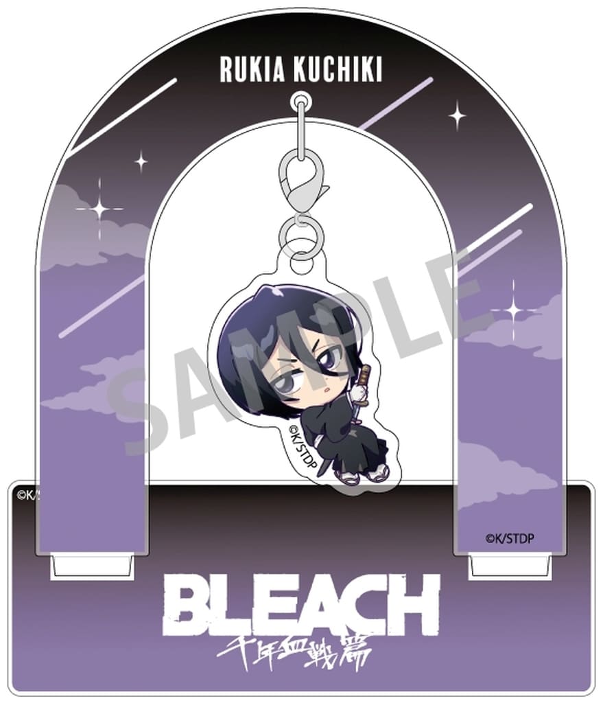 Rukia Kuchiki Acrylic Hanging Stand - Bleach: Thousand-Year Blood War (Kamio Japan, Approx. 90 x 90 x 3 mm) - Pre-owned