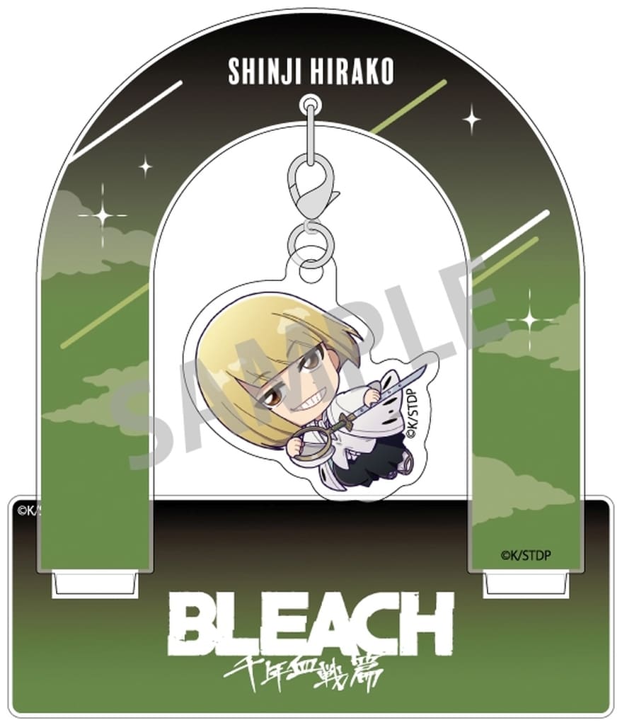 Shinji Hirako Hanging Acrylic Stand - BLEACH: Thousand-Year Blood War (Kamio Japan) Approx. 90 x 90 x 3 mm - Pre-owned