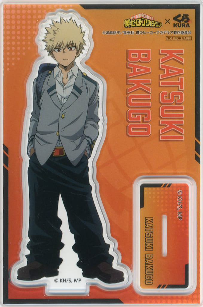 Katsuki Bakugo Acrylic Stand - My Hero Academia × Kura Sushi Promotional Original Goods Campaign 3 - Approx. 12 x 8 cm (Pre-owned)