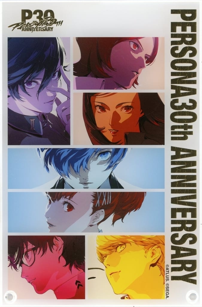P30th Foil-Stamped Acrylic Stand Panel - Persona Series
