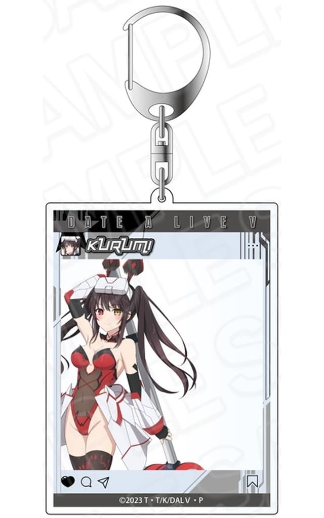 Kurumi Tokisaki SNS-Style Acrylic Keychain Cyber Bunny Ver.