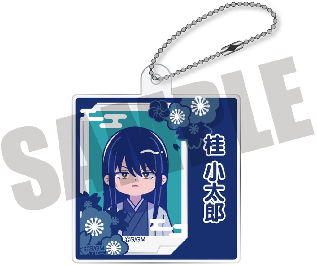 Kotaro Katsura Acrylic Keychain - Gintama Movie: Yoshiwara in Flames (MENEGI, Approx. 76 x 76 mm, Pre-owned)