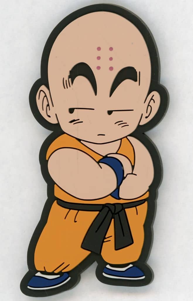 Krillin Rubber Magnet H Prize Ichiban Kuji Dragon Ball Battle of the Super Saiyan BANDAI SPIRITS Approx. 6–8.5 cm