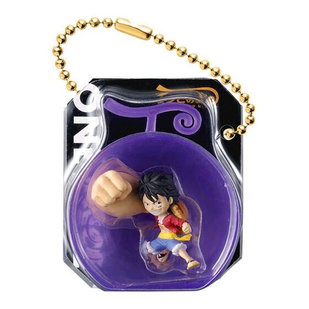 Monkey D. Luffy (Gear 3) Keychain Charm - From TV Animation One Piece "One Piece no Mi Micro" Blister Charm, Bandai, Approx. 4 cm (Pre-owned)