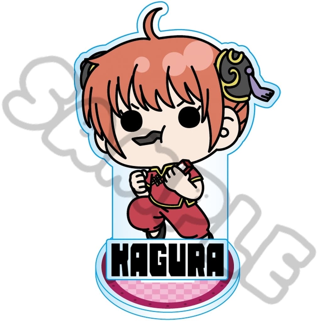 Kagura Acrylic Stand (mochocho series) - Gintama - Approx. 150 x 120 mm - Pre-owned