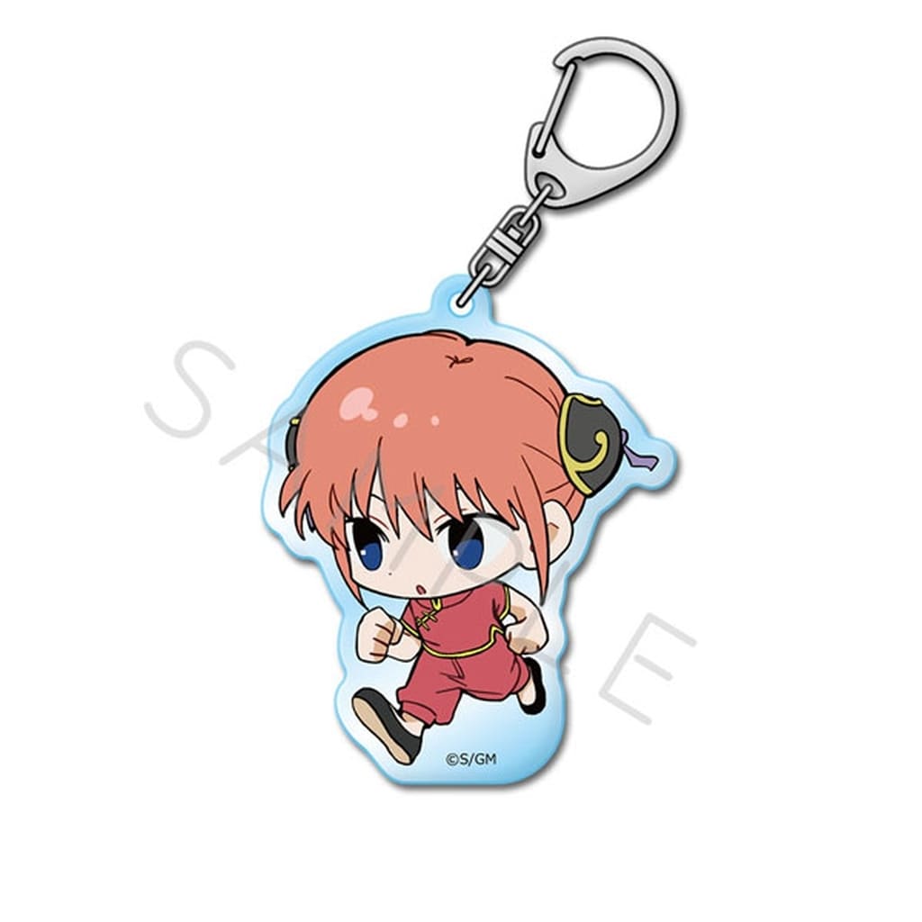 Kagura Acrylic Keychain (Chippokke Series) - Gintama - Approx. 7 x 7 cm - Pre-owned (Synq Innovation)