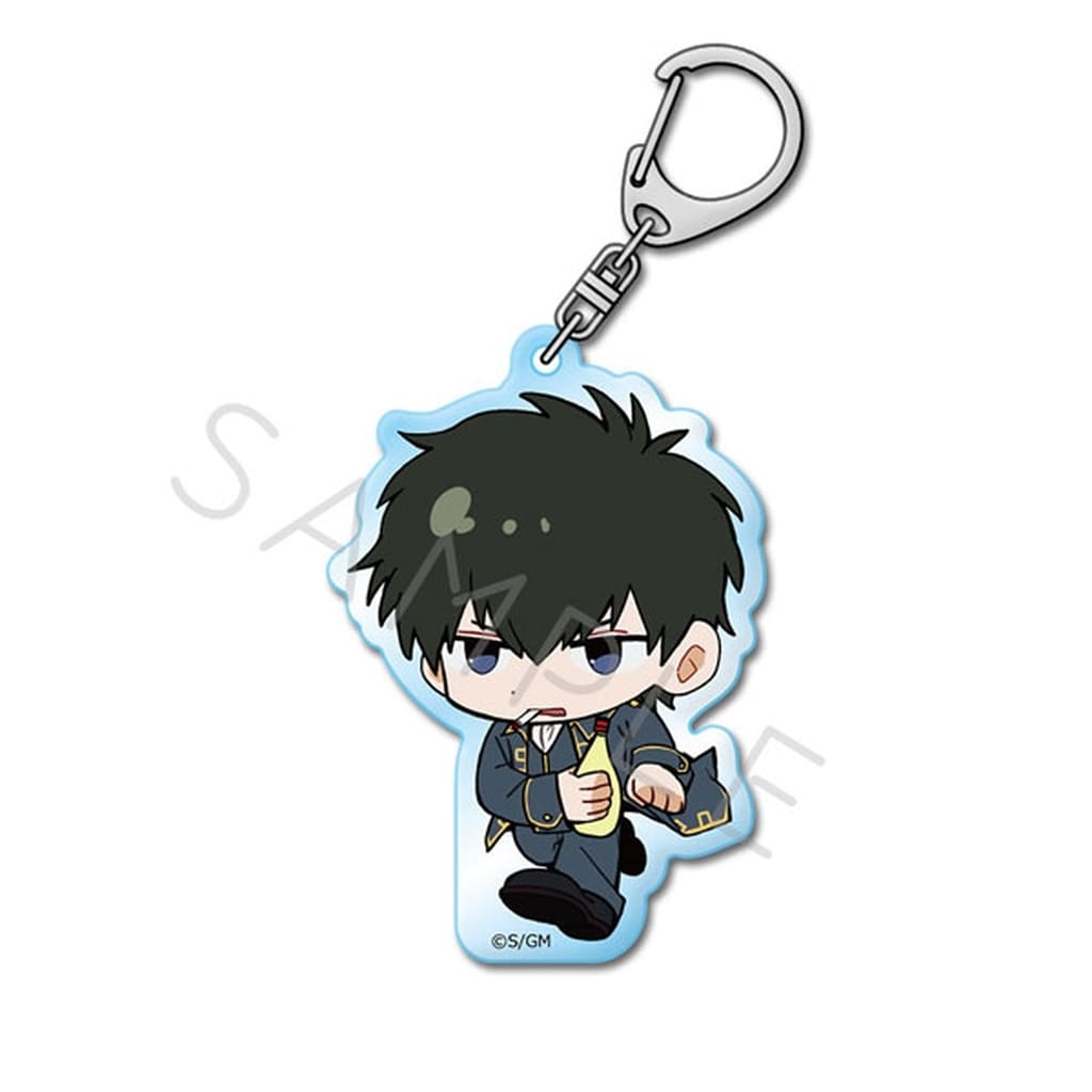 Toshiro Hijikata Acrylic Keychain (Chippokke Series) - Gintama - Approx. 7 x 7 cm - Pre-owned