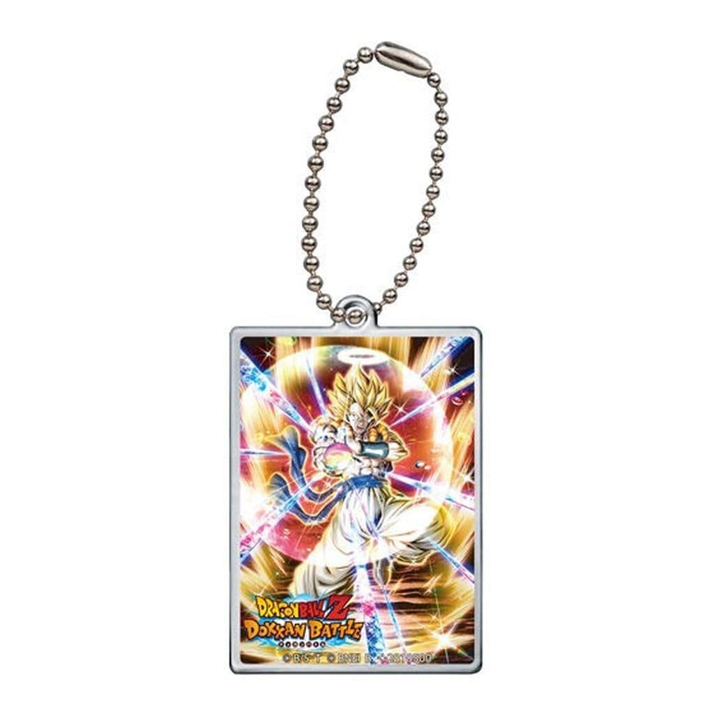 Super Gogeta (10th Anniversary) Acrylic Charm - Dragon Ball Z Dokkan Battle (Bandai) Approx. 55 mm - Pre-owned