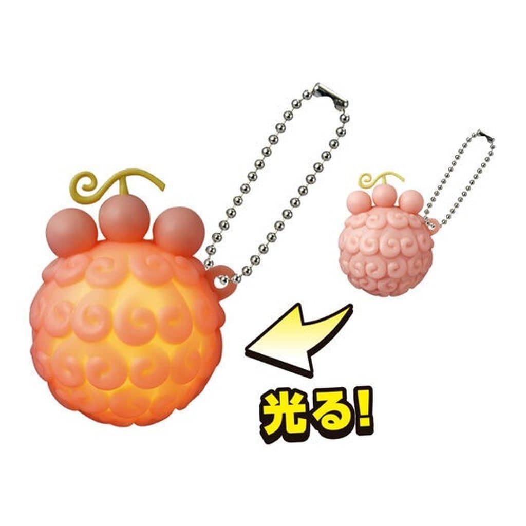 Nikyu Nikyu no Mi Devil Fruit Light Collection 2 Keychain (Light-Up) - Bandai, Approx. 5.3 cm (Pre-owned) - One Piece