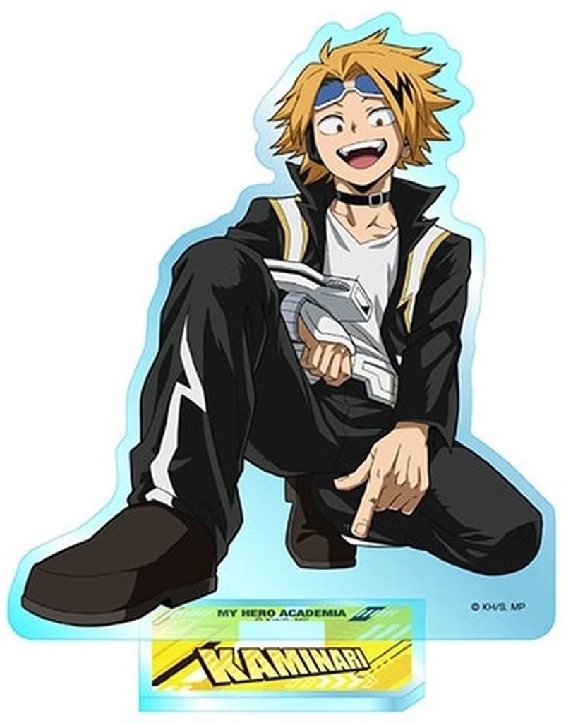 Denki Kaminari Acrylic Stand - My Hero Academia Acrylic Figure Stand by Ensky - Approx. 150 x 99 x 40 mm, No. 6
