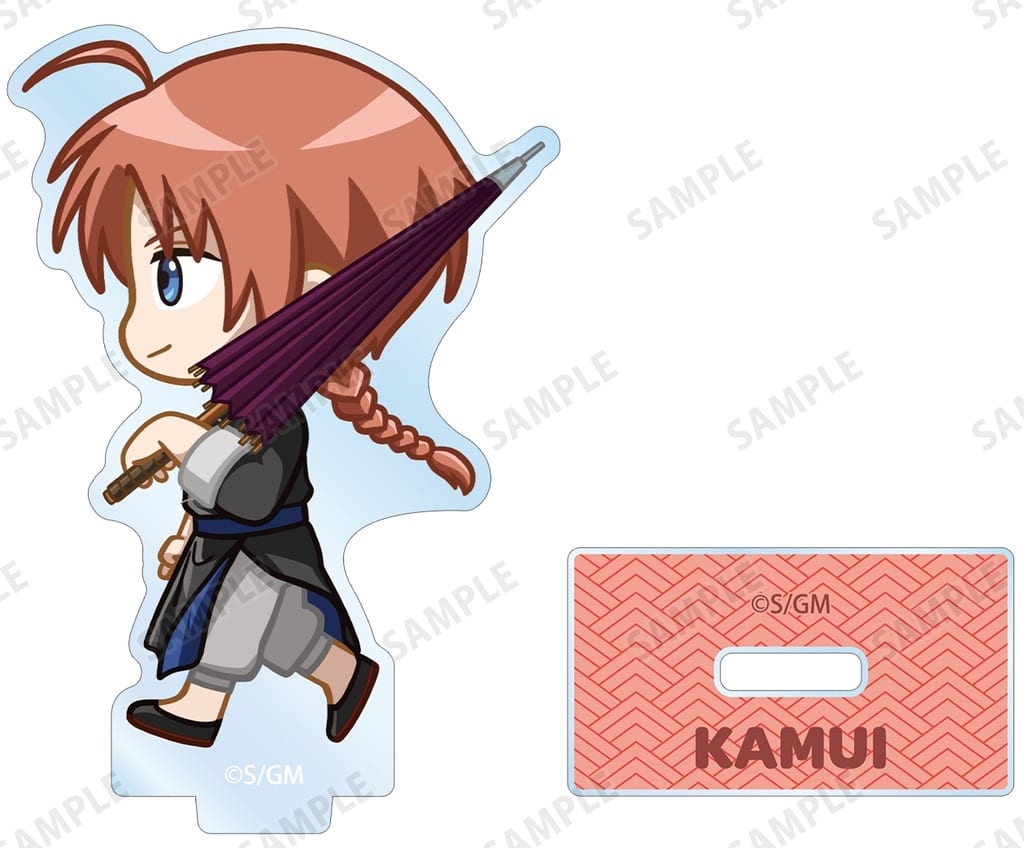 Kamui Trading Chibitoko Acrylic Stand (ARMA BIANCA) - Gintama: Shin Gekijoban Yoshiwara Daienjou - Approx. 70 x 50 mm - Pre-owned
