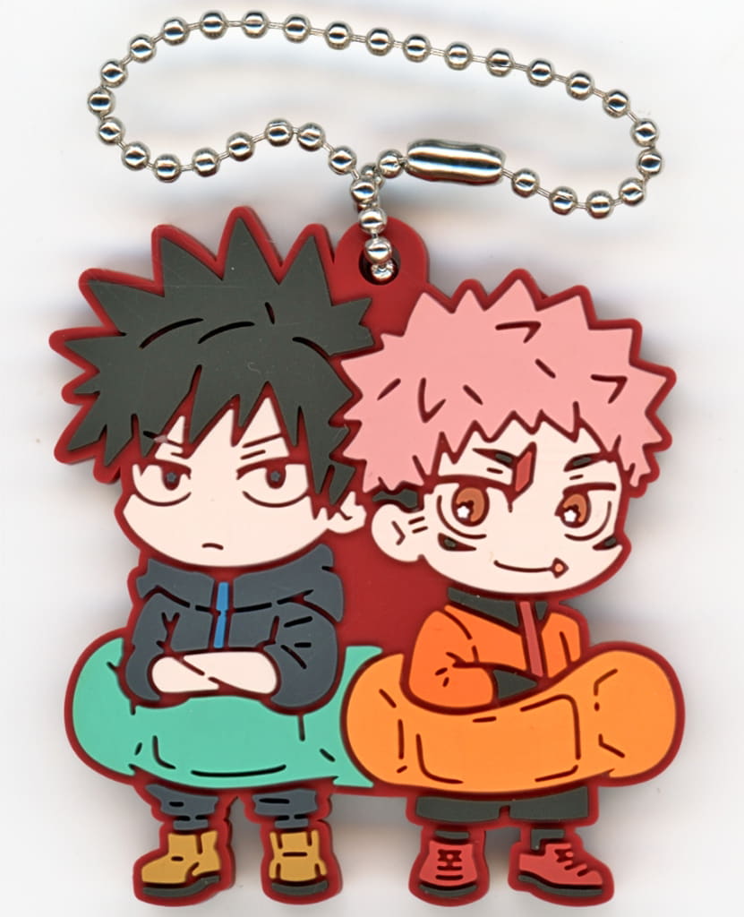 Yuji Itadori & Megumi Fushiguro Rubber Mascot Keychain - Jujutsu Kaisen: The Culling Game - Stand Stones - Approx. 54 mm (Pre-owned)