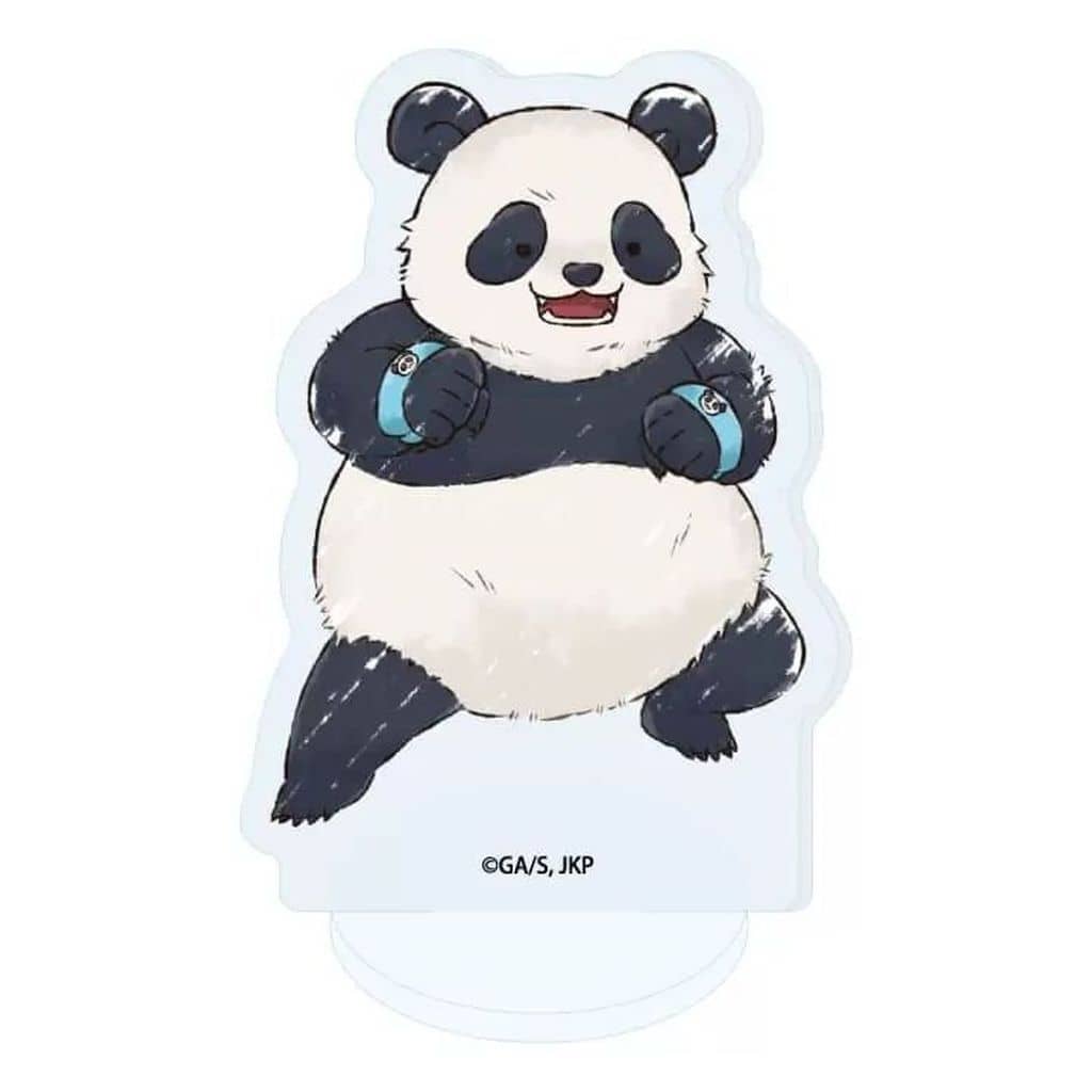 Panda Acrylic Petit Stand - Jujutsu Kaisen GraffArt Illustration 02 (A3, Height Approx. 70 mm) - Pre-owned