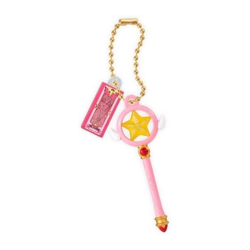 Star Wand Miniature Charm Keychain - Cardcaptor Sakura Miniature Charm (Bandai, Pre-owned)