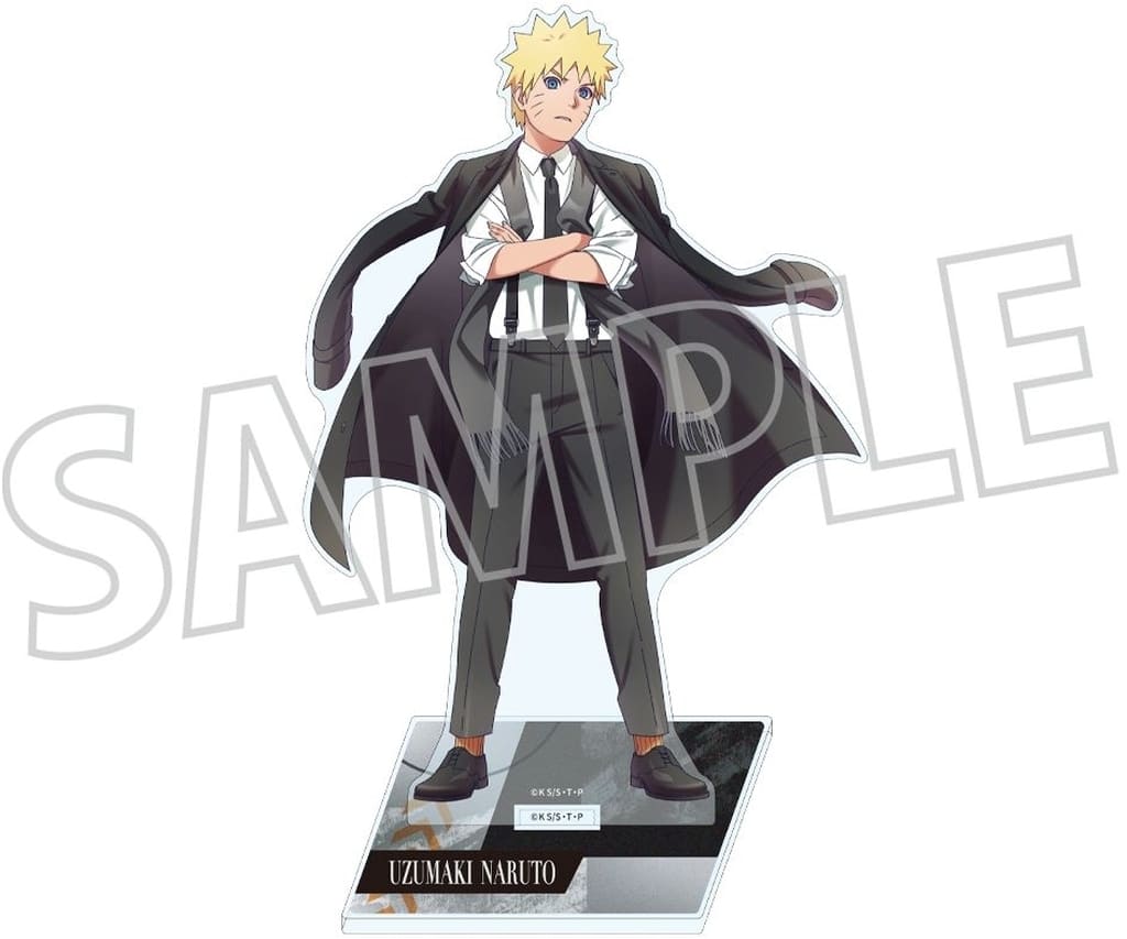Naruto Uzumaki (Formal Suit) Acrylic Stand - Naruto Shippuden - Movic - Approx. 18 cm