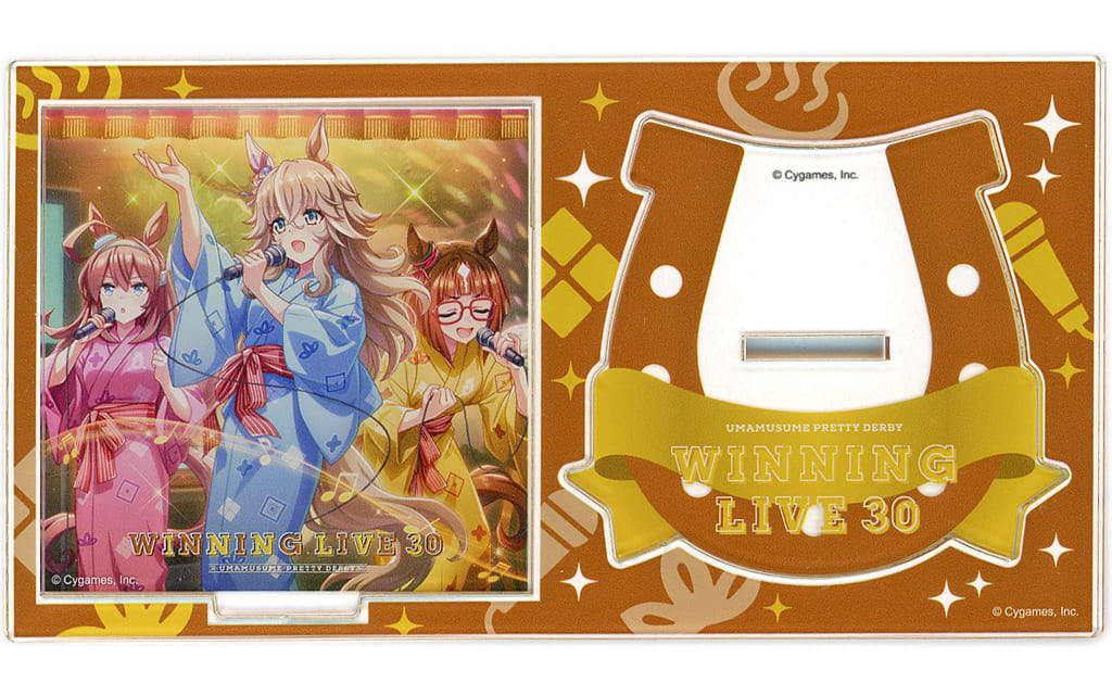 Jacket Illustration Acrylic Stand for WINNING LIVE 30 Release Event, Umamusume Pretty Derby, Bandai Namco Music Live, Pre-owned