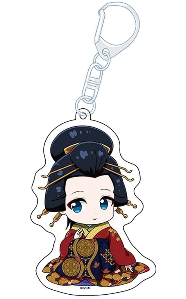 Hinowa Acrylic Keychain - Gintama New Theatrical Edition: Yoshiwara Great Fire - Penguin Parade Approx. 90 mm Pre-owned