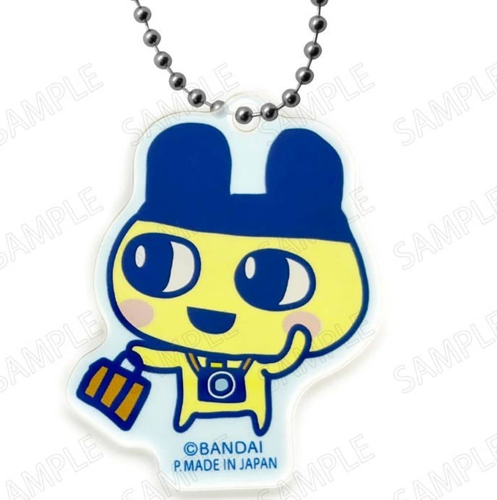 Mametchi A Tamagotchi Enjoy! Travel Acrylic Keychain