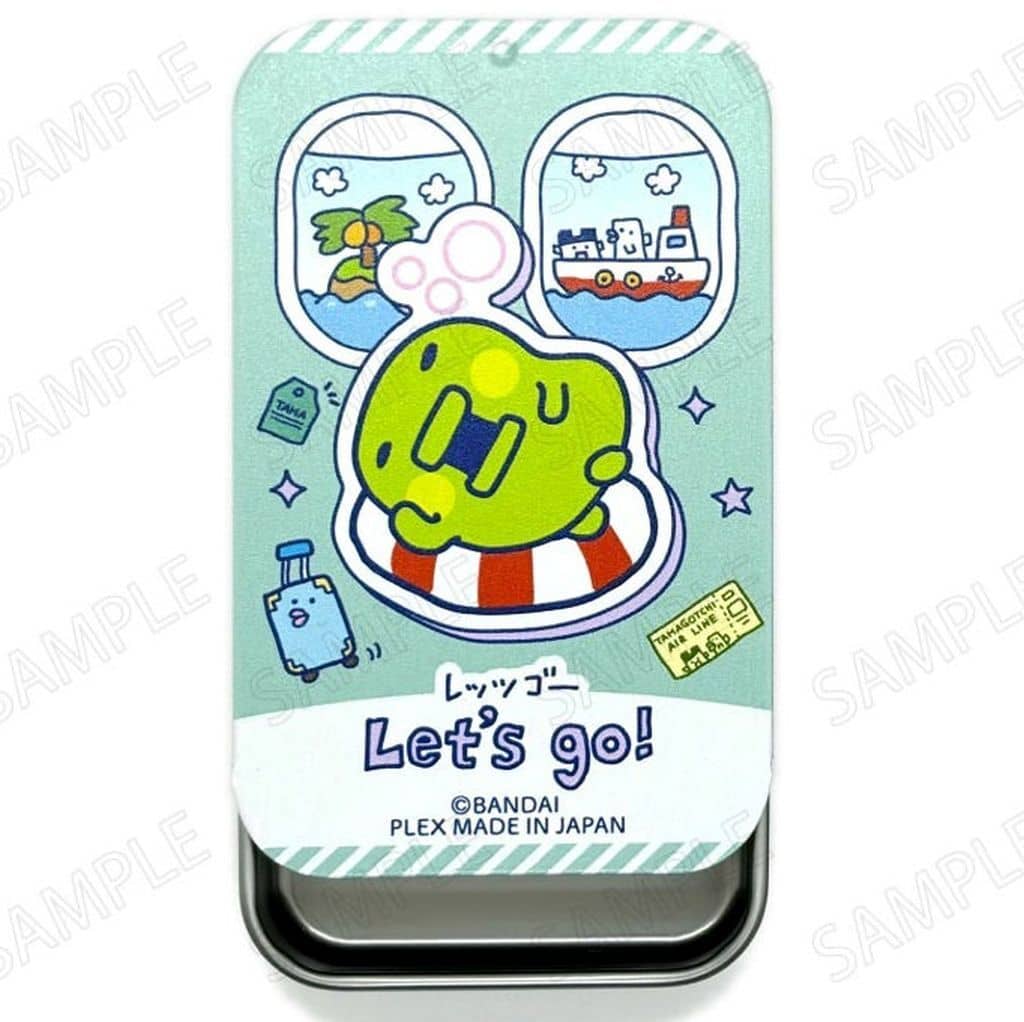 Kuchipatchi Enjoy! Travel Slide Tin Case - Tamagotchi