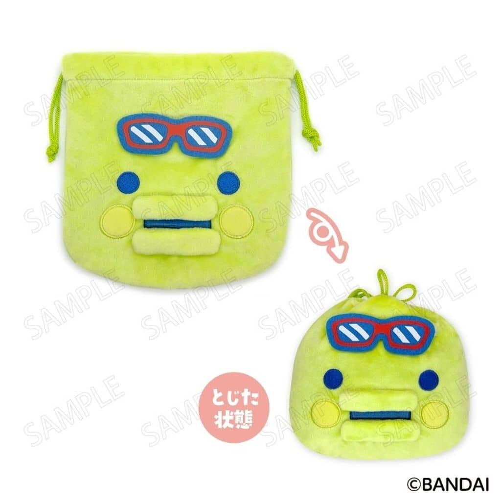 Kuchipatchi Enjoy! Travel Face Drawstring Pouch - Tamagotchi