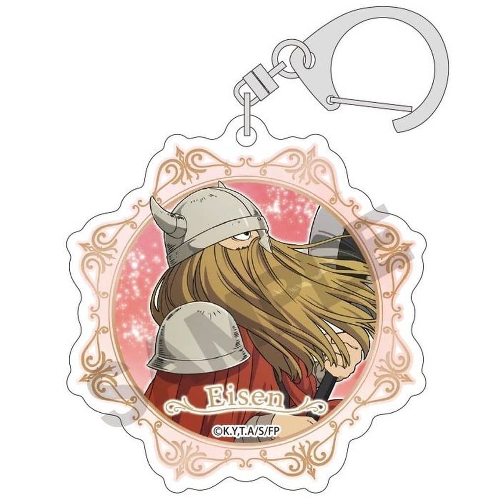 Trading Acrylic Keychain - Frieren Anime - Used, Approx. 65 x 65 mm - CRUX