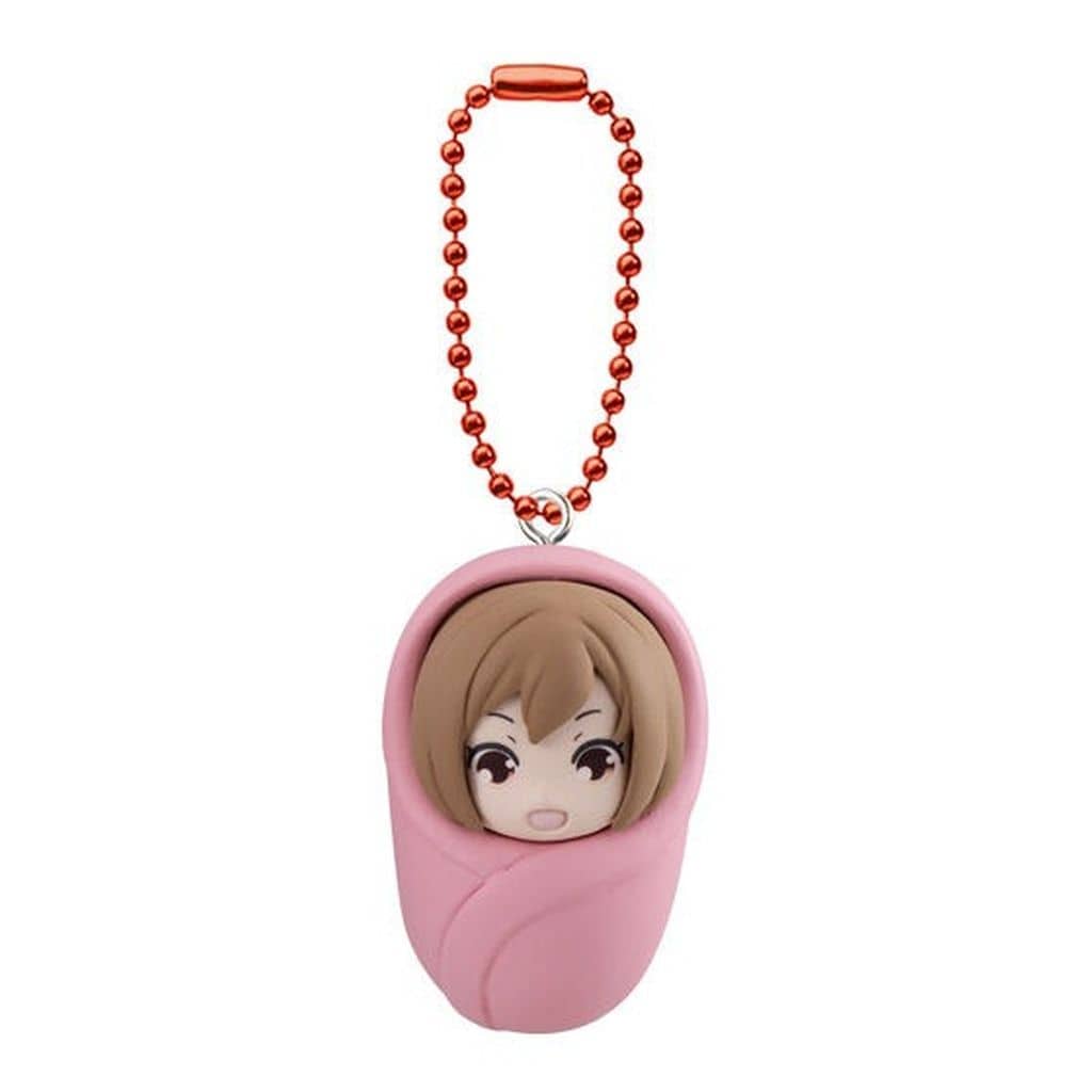 MEIKO Babumiku! Swaddle Swing Keychain - Hatsune Miku Collection - Bandai - Approx. 4 cm - Pre-owned