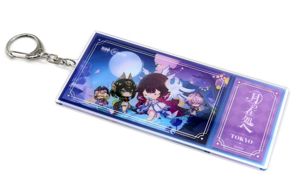 Genshin Impact LunaIV Tokyo Ticket-Style Acrylic Keychain