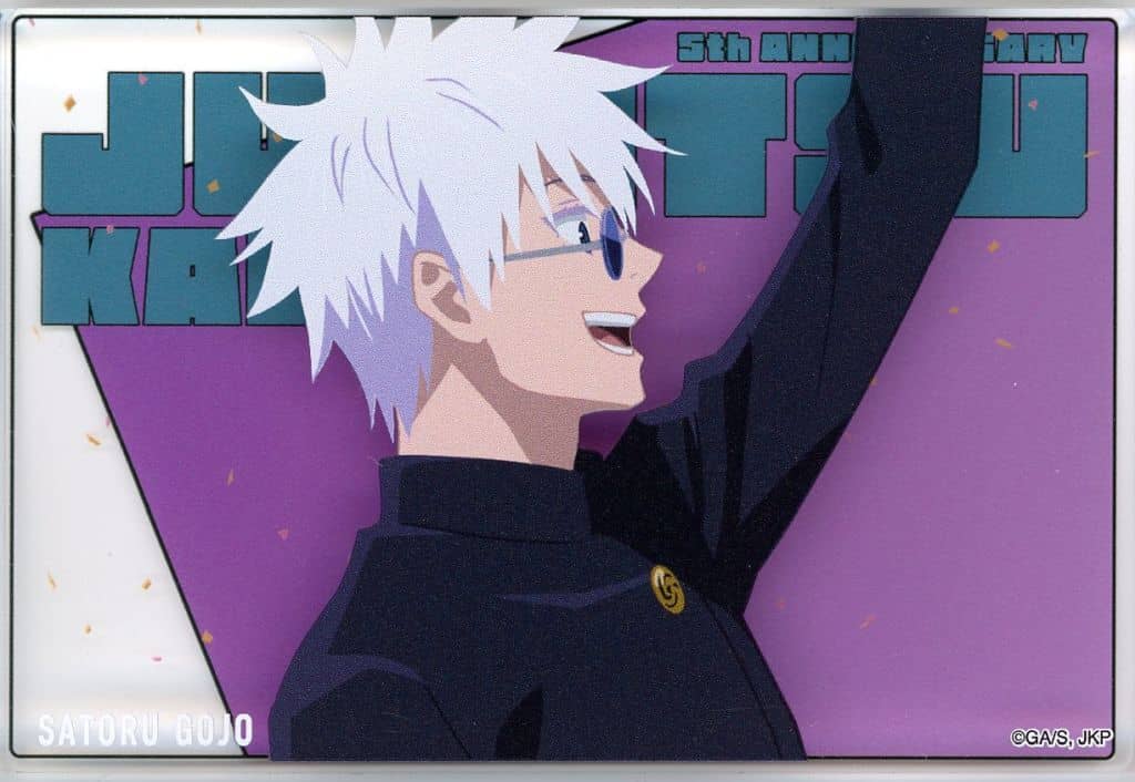 Satoru Gojo 5th Anniversary Visual Vol.2 Acrylic Block - Jujutsu Kaisen (Approx. 70 x 100 mm, Pre-owned)