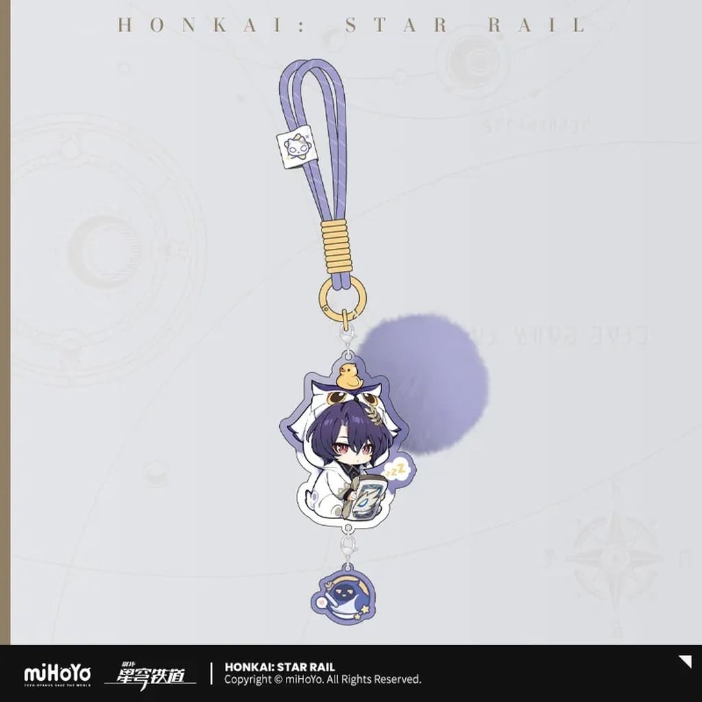 Dr. Ratio Dormitory Series Chibi Acrylic Keychain - Honkai: Star Rail