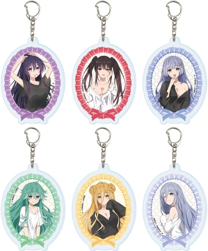 Date A Live V Acrylic Keychain 01 Drawn Illustration
