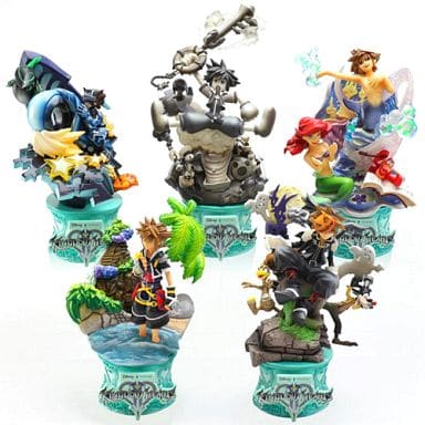 Kingdom Hearts II Formation Arts Vol. 3 Complete 5-Figure Set