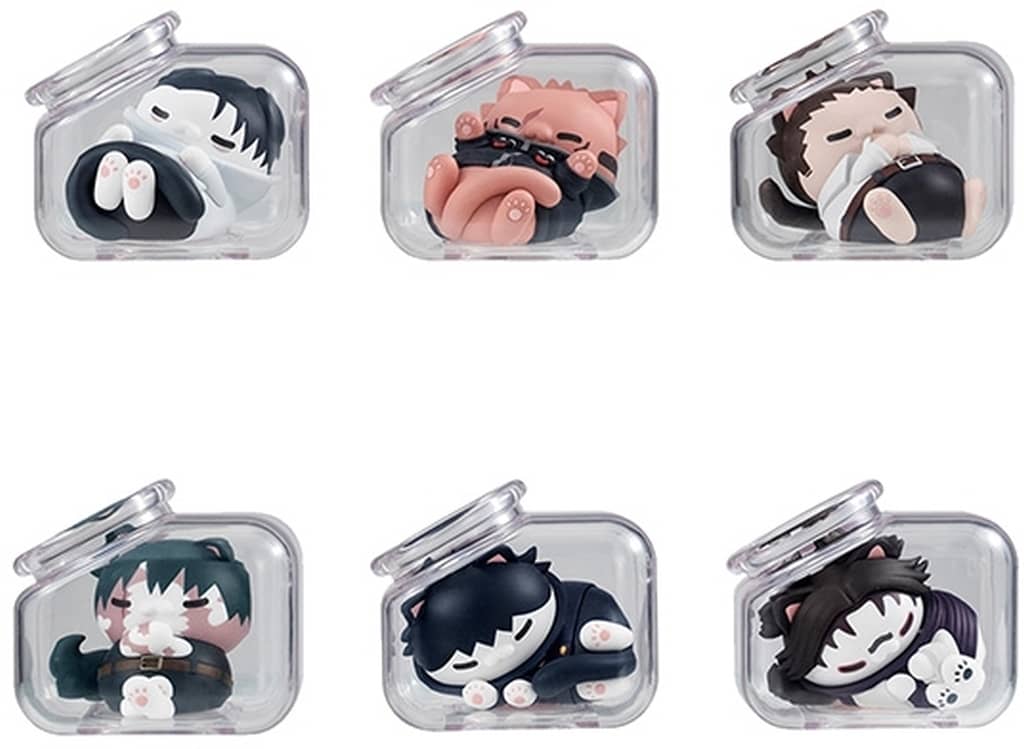 MEGA CAT PROJECT Jujutsu Kaisen Oyasumi Jujutsu Nyanko 6-Piece Set
