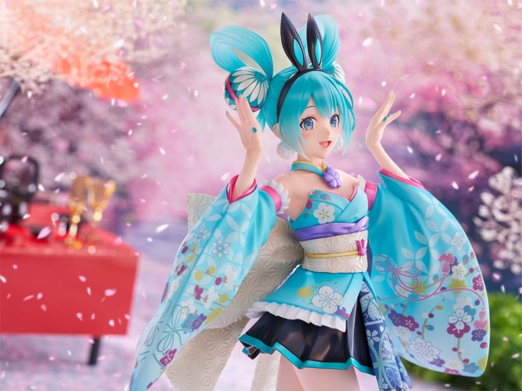 Hatsune Miku - Wa Bunny - 1/7 Scale Painted PVC Figure by FURYU (Pre-owned, 26.5cm)