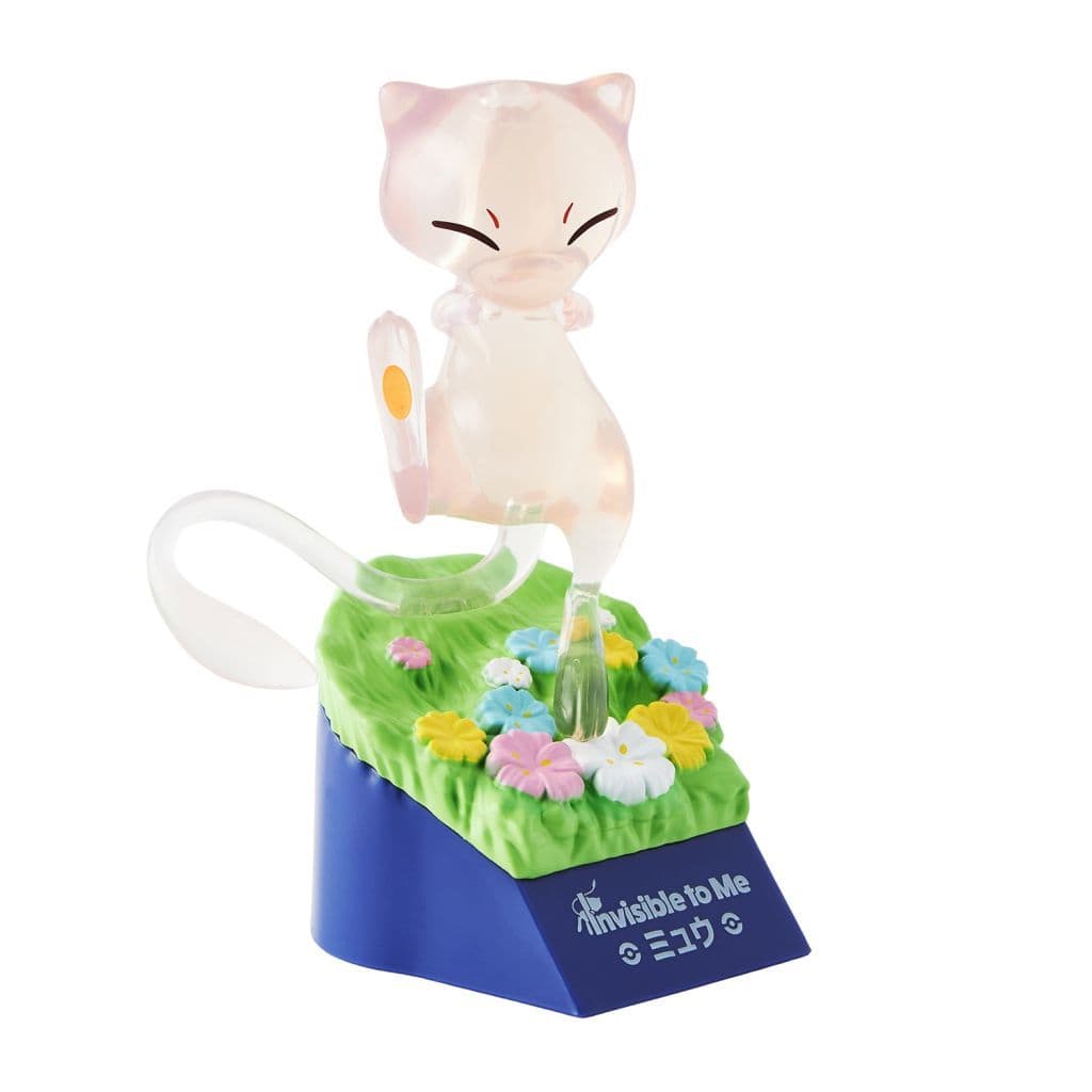 Mew Clear Figure - Pokémon Center Exclusive "Invisible to Me" Clear Material Figure - 8.7×6.5×11.4 cm (3.4×2.6×4.5 in)