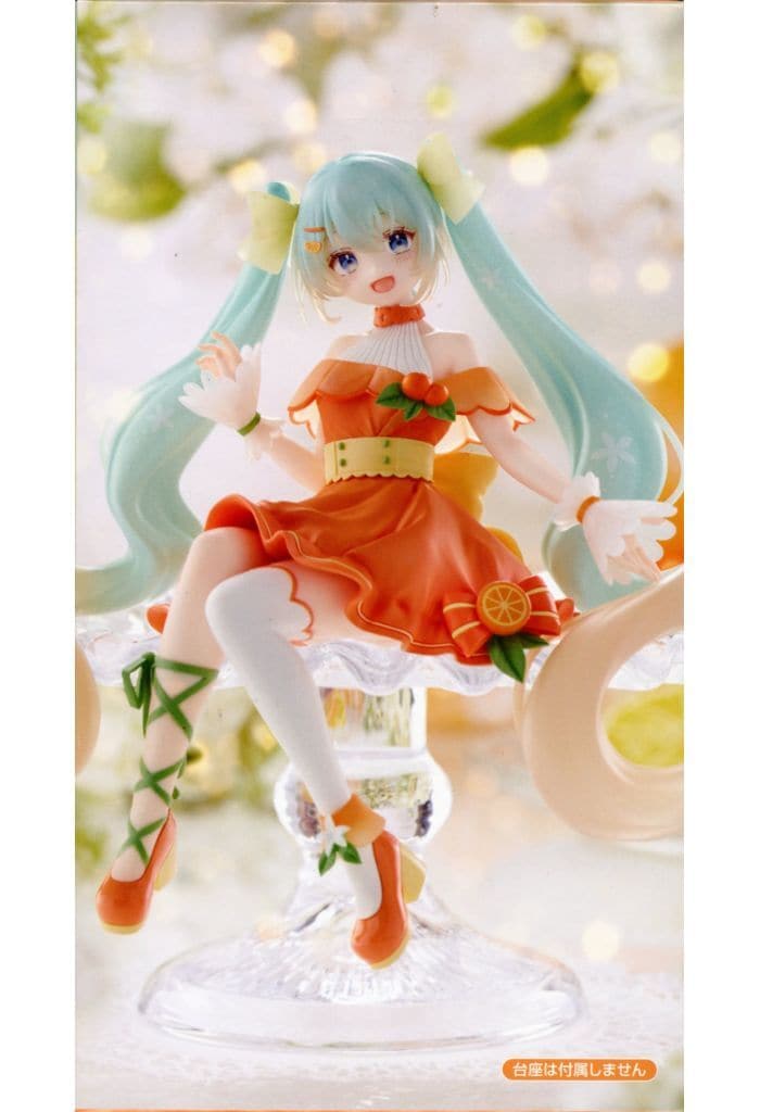 Hatsune Miku Noodle Stopper Figure A Prize - Citrus MIKU Lottery (Furyu) ~18cm (Pre-owned)