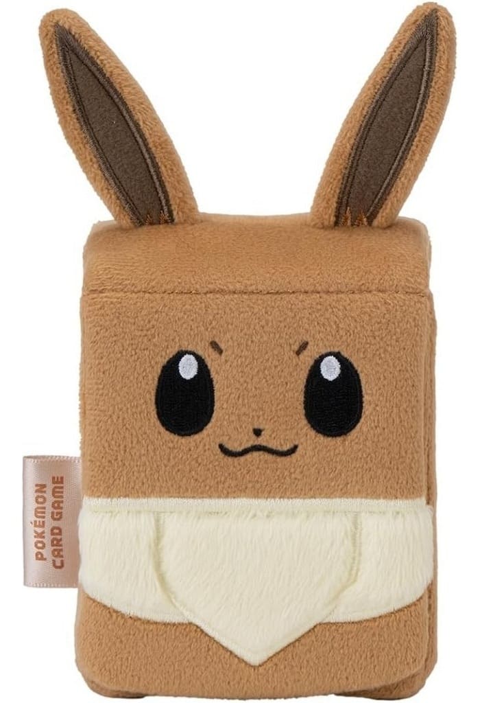 Eevee Plush Deck Case (Pokémon Trading Card Game) - Plush Deck Holder, Pokémon Brand, Pre-owned