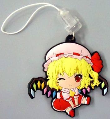 Flandre Scarlet Trading Rubber Strap - Touhou Project Petan Ningen Vol.1 (Penguin Parade, 6 cm PVC) Pre-owned