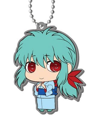 Yukina Rubber Mascot Keychain Vol. 6 from Yu Yu Hakusho by Union Creative International, Approx. 50 mm, Pre-owned