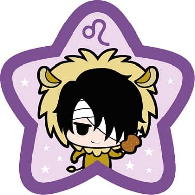 Shinsuke Takasugi Gintama Leo Zodiac Rubber Mascot Keychain by Megahouse, Length Approx. 60 mm, Pre-Owned