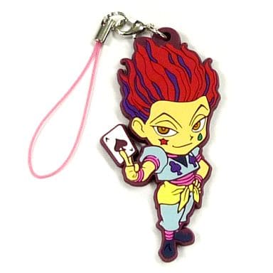 Hisoka Playing Card Rubber Strap from Hunter x Hunter Phantom Troupe Version Kuji, F Prize by UTE, Approx. 6 cm