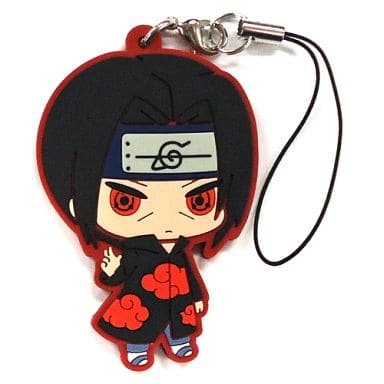 Itachi Uchiha Naruto Shippuden Capsule Rubber Mascot Strap by Bandai - Pre-Owned