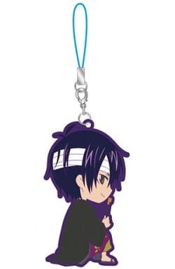 Shinsuke Takasugi Rubber Mascot Keychain from Gintama by Showa Note, Approx. 58 x 39 x 6 mm