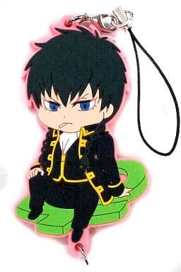 X-ko Hijikata Rubber Strap - Gintama Genderbend Arc Movic Approx. 75 x 45 mm