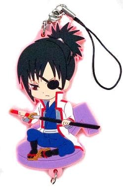 Jubei Yagyu Gintama Rubber Strap Collection Gender-Swap Arc Movic Approx. 75 x 45 mm Used