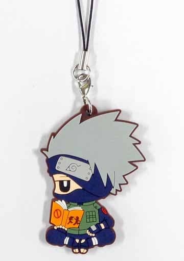 Kakashi Hatake Naruto Shippuden Rubber Strap by Movic, Approx. 6 x 6 cm